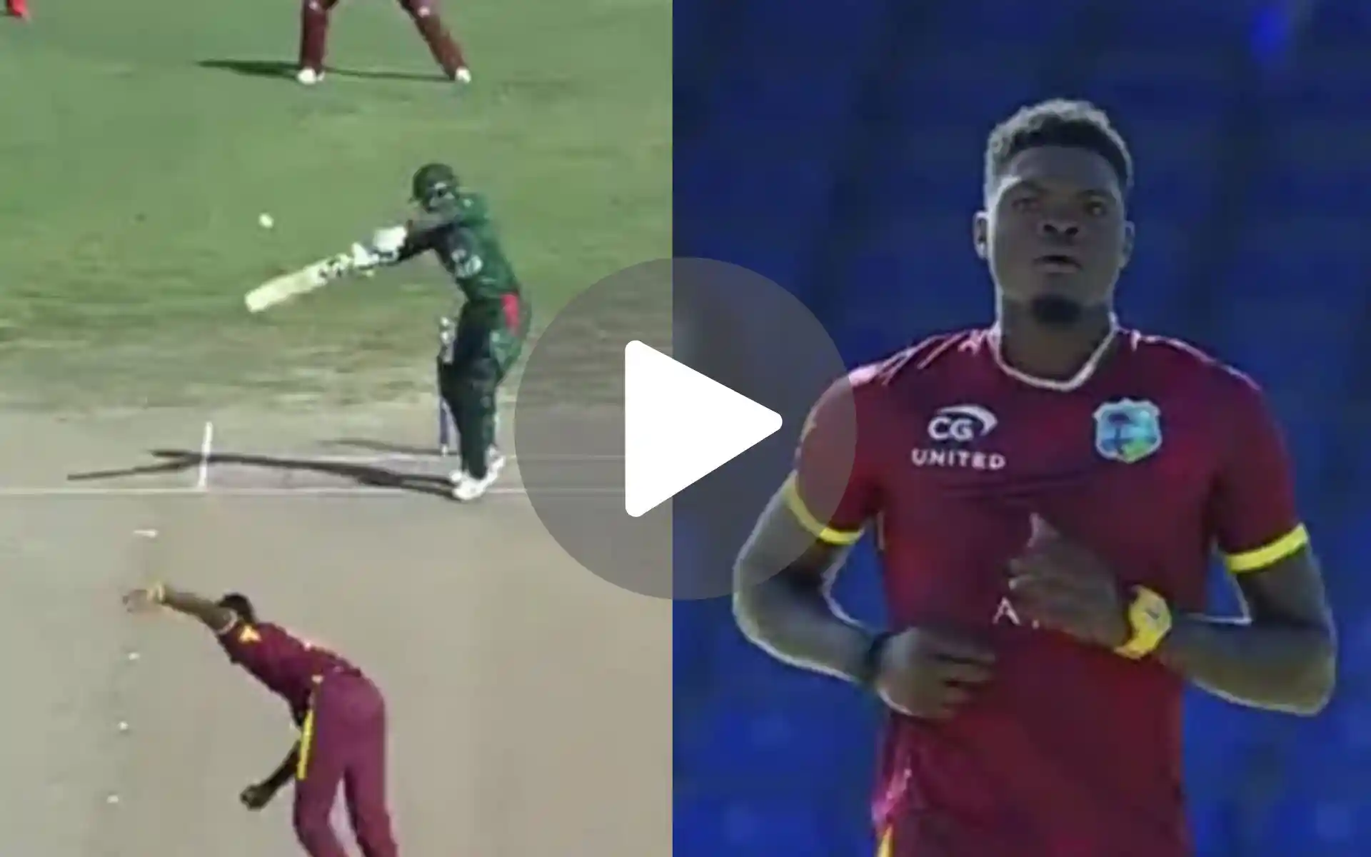 [Watch] Litton Das Departs For Silver Duck; Joseph Brings Out Ice-Cold Celebration In 3rd ODI